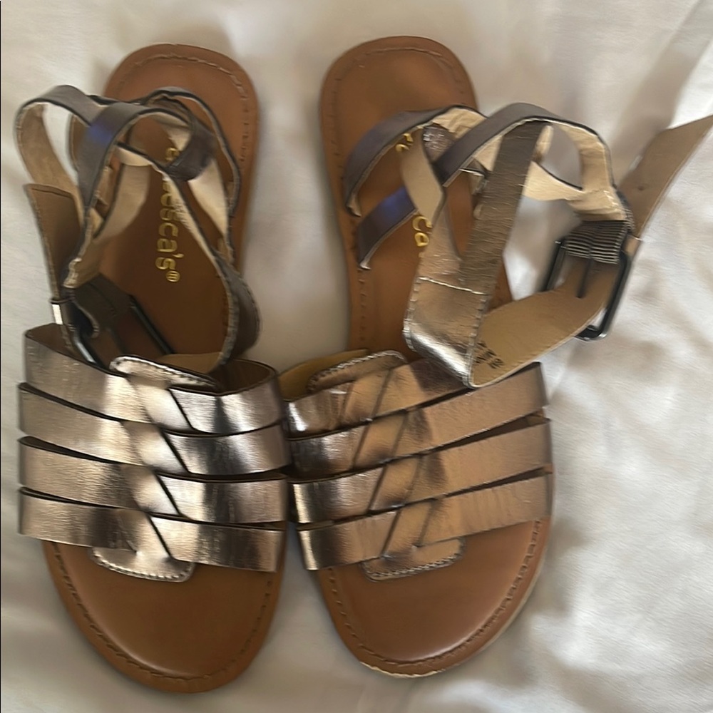 SAS Metallic Sandals - Picture 9 of 14